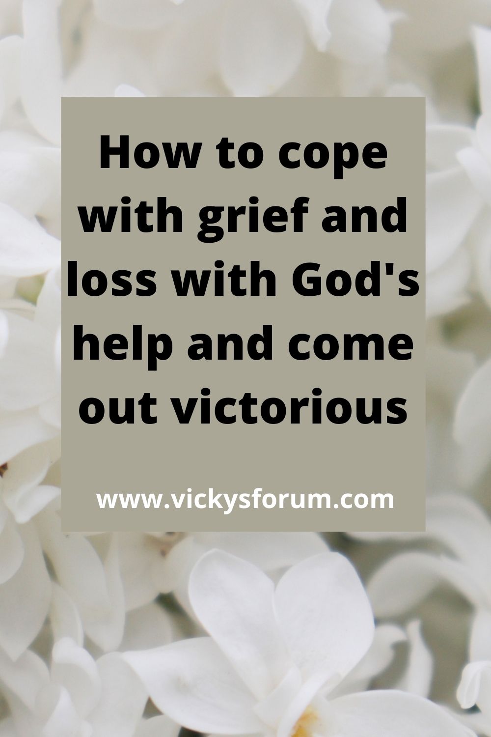 How to cope with grief and loss